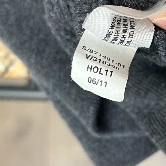 VTG GAP Waffle Knit Grey Pullover Goth Grunge Preppy Y2k Retro Casual Classic S - Picture 7 of 11